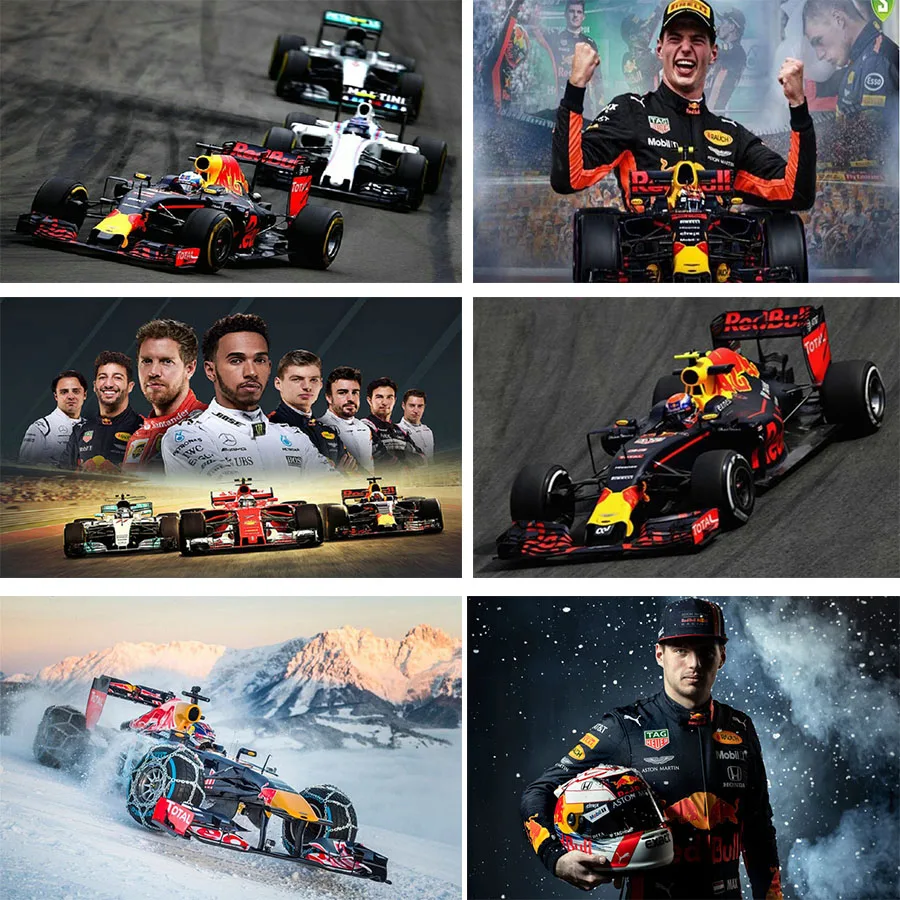 

Diamond Painting Full Drill Racing F1 Diamond Embroidery Rhinestones Painting Cross Stitch Diamond Mosaic Gift