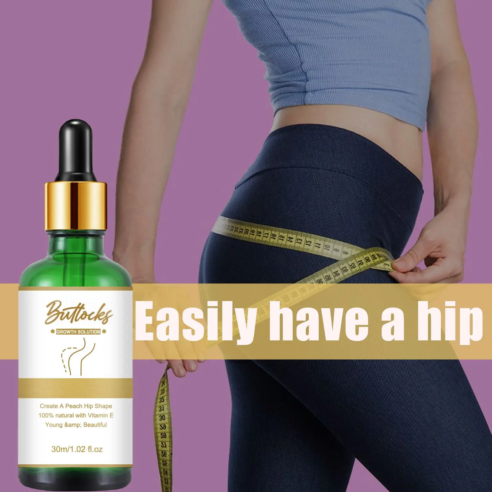 

30ML Hot Make The Hips Fuller for Women Butt Cellulite Removal Enhancement Buttocks Essential Oil Hip Lift Butt Firming