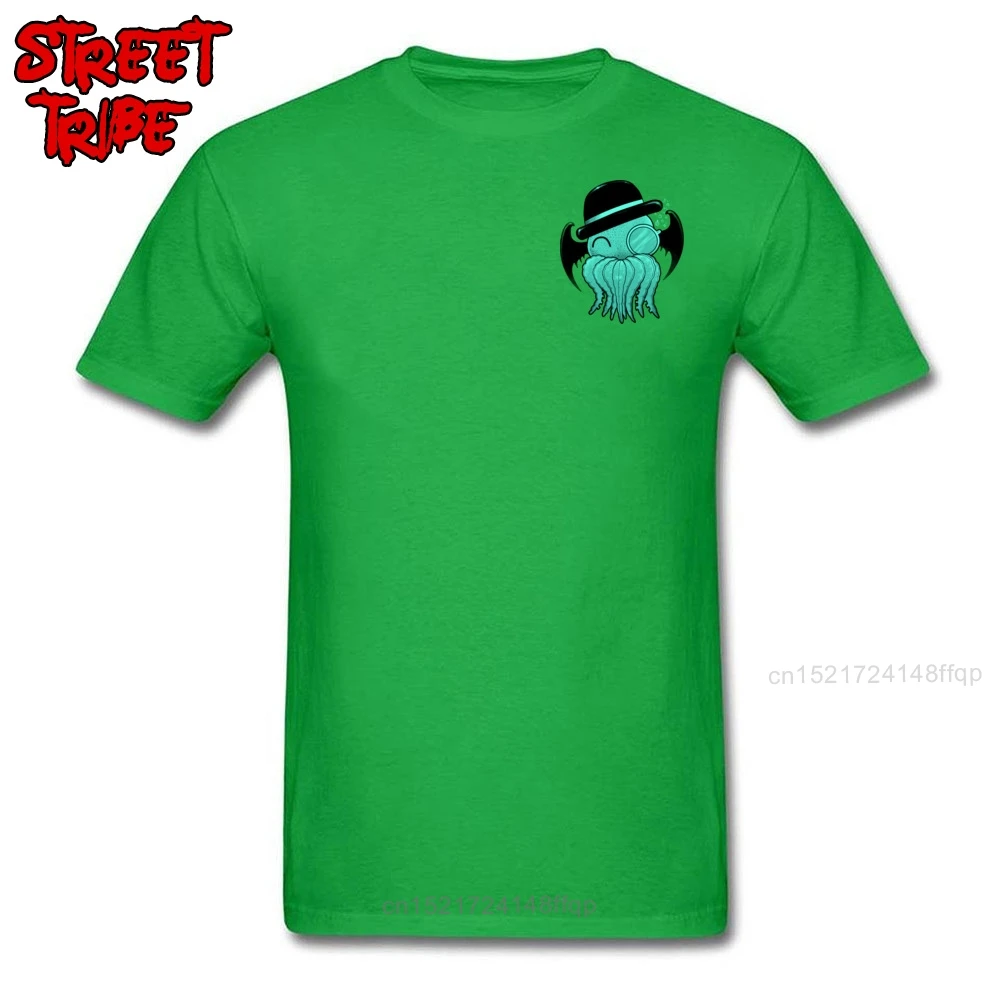 Милая футболка Cthulhu мужские футболки с принтом топы в уличном стиле хлопковая