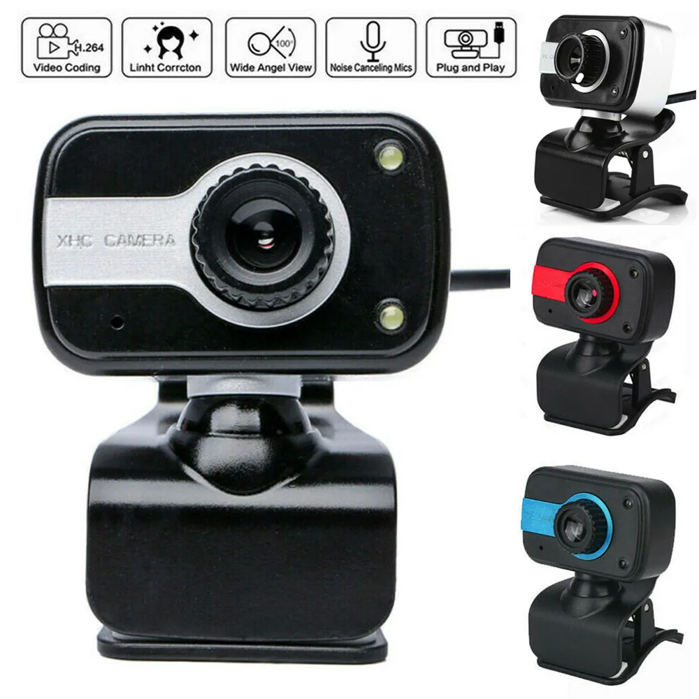 V3 USB2.0 HD Webcam Camera Web Cam W/ Mic For Computer PC Laptop Desktop Clip-on Adjust The Angle As You Like | Мобильные телефоны