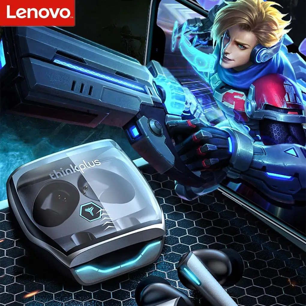 

Lenovo XG02 TWS Gaming Earphone Low Latency Buletooth Headphones With Mic Dual Mode Wireless Headphones Waterproof Earbuds