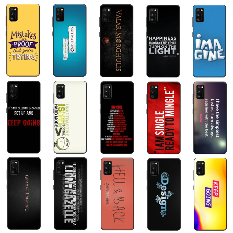 

Fashion Case For Samsung Galaxy A41 Phone Case 6.1 Inch Galaxy A41 Case Soft Tpu Silicone Back Cover For Samsung A41 A 41 TPU