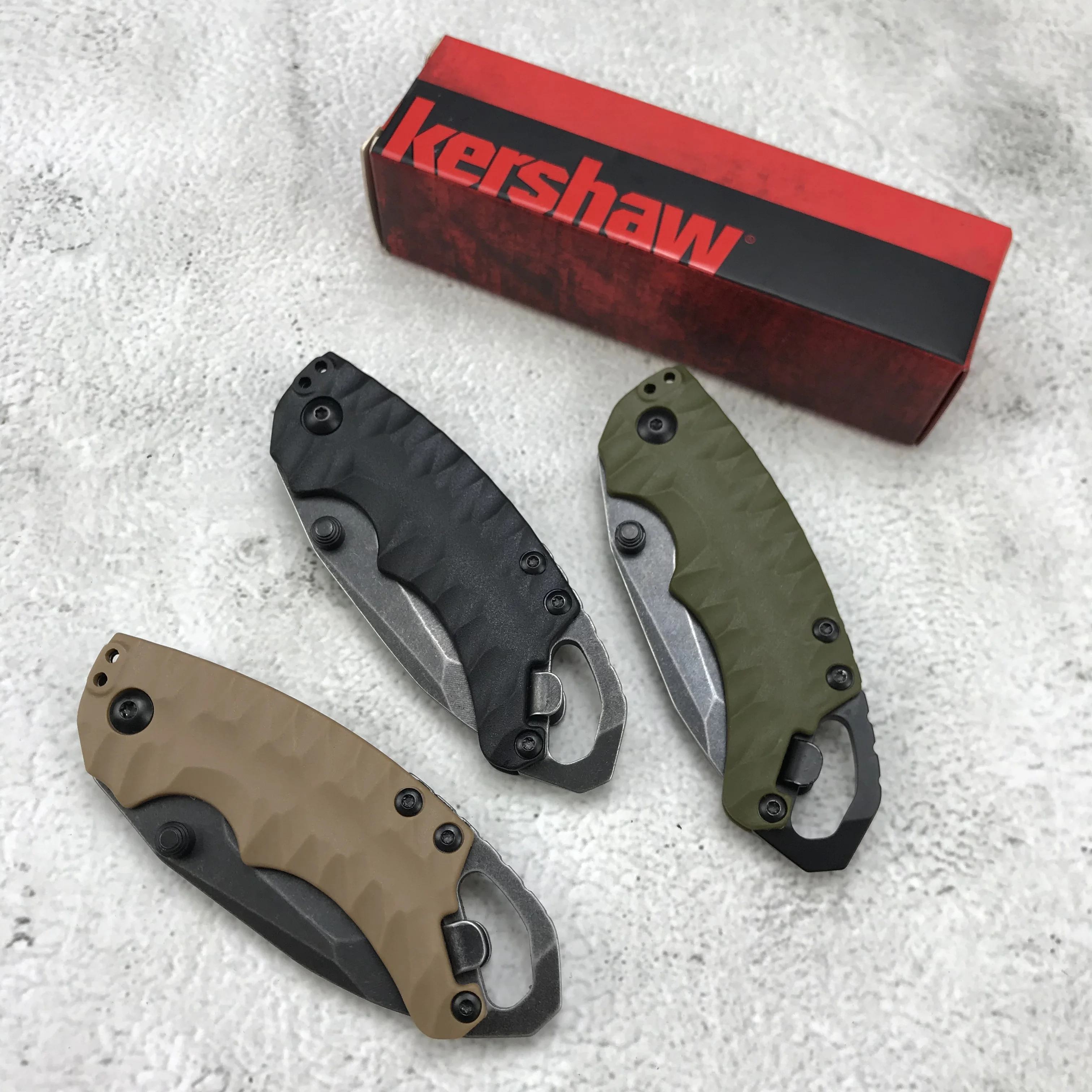 Многофункциональный складной нож kershow 8750 Shuffle II 2 25 дюйма обычное лезвие Blackwash GFN