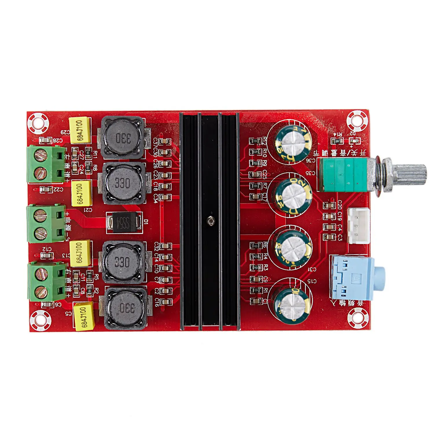 

TDA3116D2 цифровой усилитель мощности 100 Вт x2 2,0 стерео класса D HIFI усилитель DC 12 В 24 В XH-M190 D3-007