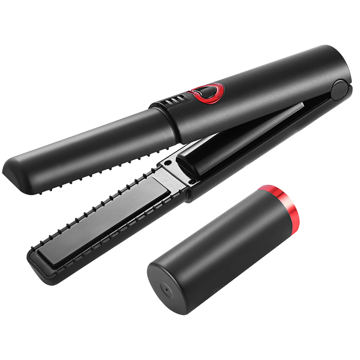 

2 In 1 Electric Hair Straightener Curler Portable Flat Iron USB Rechargeable Hair Styler With 3 Level Adjustable Temp​