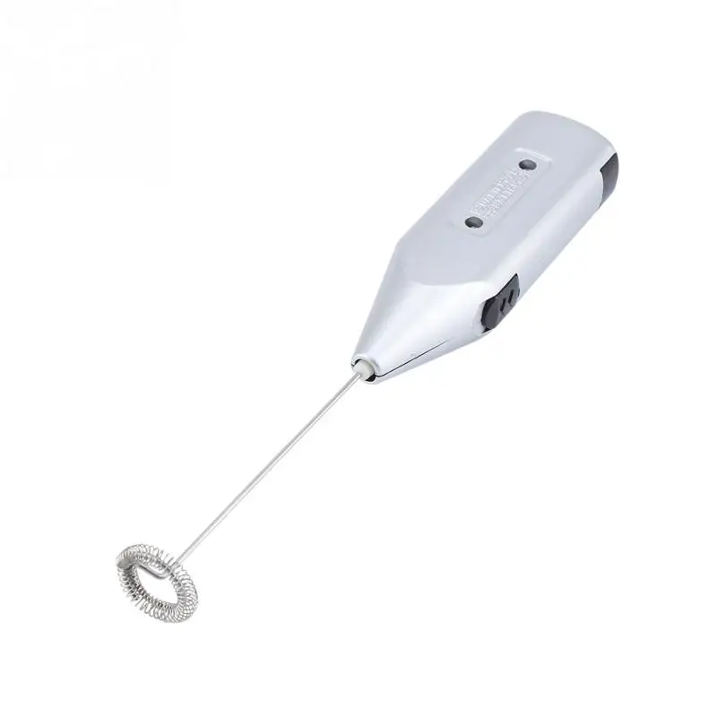 

Mini Electric Milk Frother Coffee Stainless Steel Beater Kitchen tools Whisk Mixer Automatic Foamer Powder Cappuccino Creative