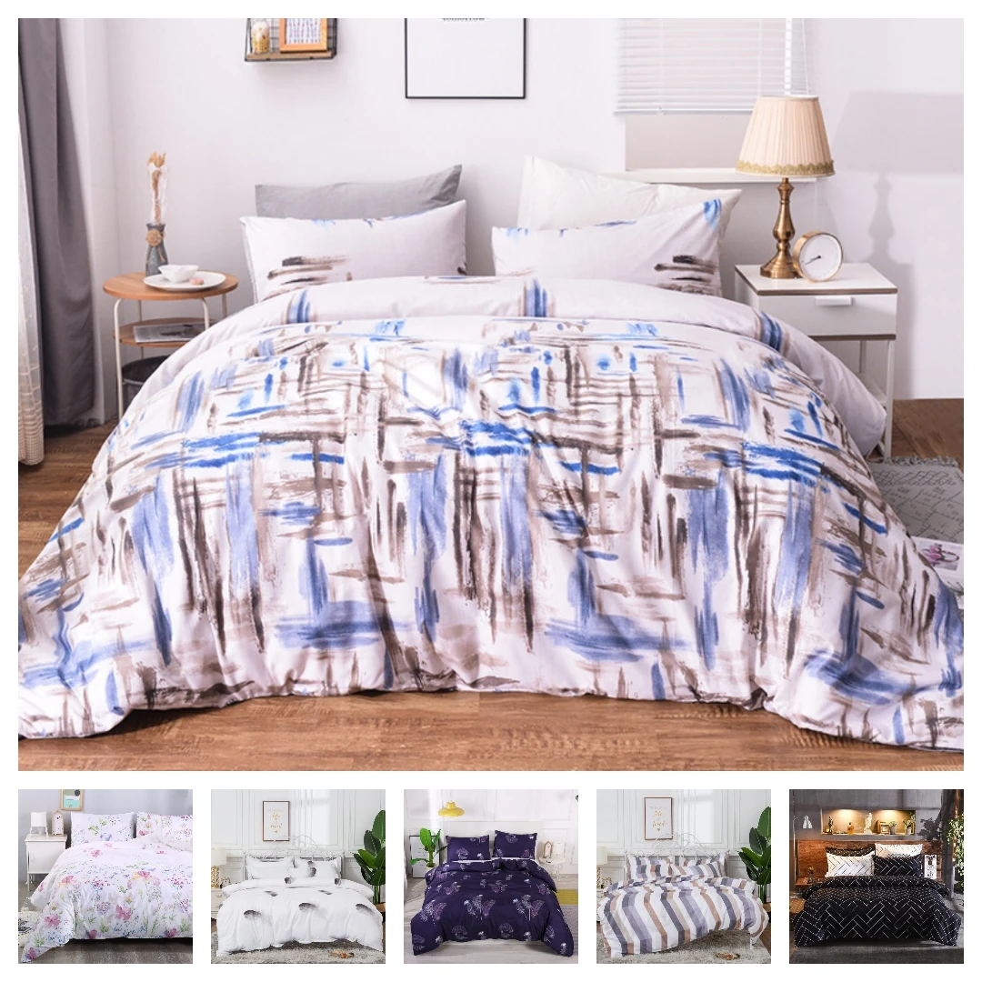 

2021 горячий стиль 2 или 3 шт. простой мягкий чехол-накладка из пододеяльник комплекты на возраст 1, Стёганое одеяло крышка + 1/2, наволочки для по...