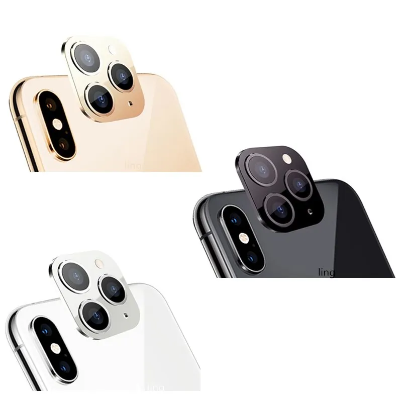 Чехол для объектива камеры для iPhone X XS/XS MAX Seconds изменить для iPhone 11 Pro наклейка на рассеиватель Модифицированная крышка камеры