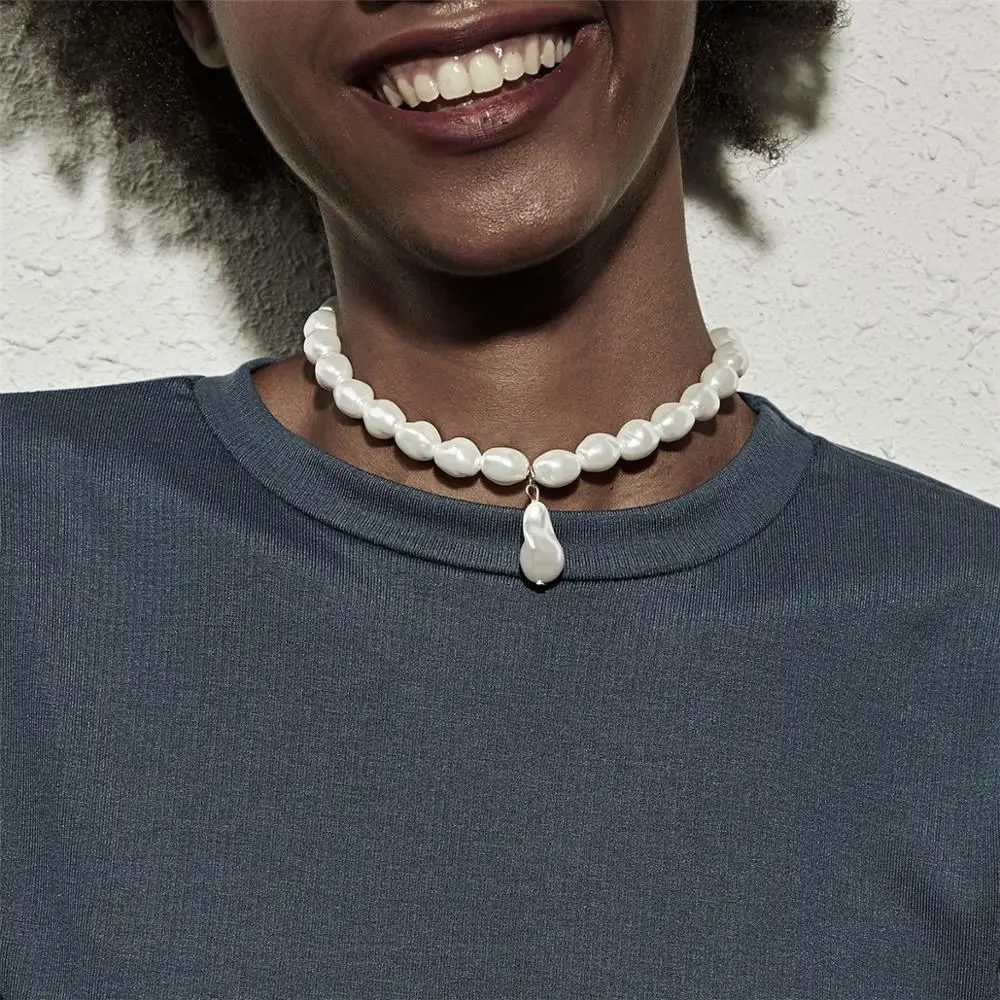 Чокер Ingemark женский многослойный с имитацией жемчуга модное ожерелье