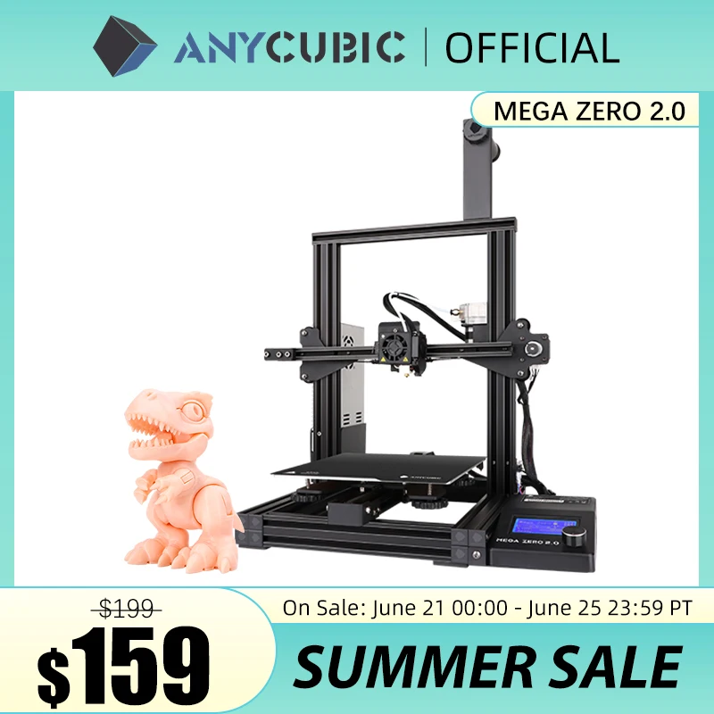 3D принтеры ANYCUBIC Mega Zero 2 0 для самостоятельной сборки 220*220*250 см настольный