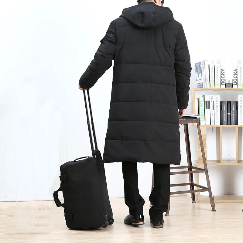 Большие размеры 8XL 7XL 6XL Длинные парки зимняя куртка для мужчин новая теплая
