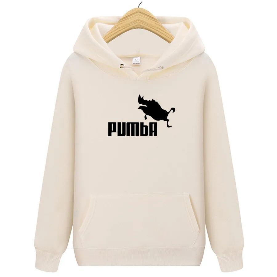 

Fashion new style 2021 print PUMBR hooded ladies hip-hop long-sleeved men's and women's casual sweatshirt top autumn