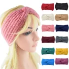 Повязка На Голову женская, однотонная, эластичная, зимняя, Повязка На Голову