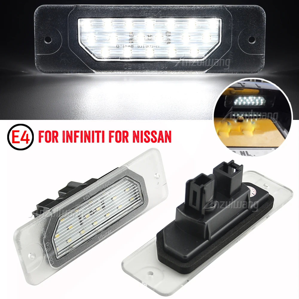 Светодиодная лампа для номерного знака Infiniti FX35/45 2003-2008 S50/Q45/I30/I35/M37/M56 Q70 Nissan Fuga Cefiro |