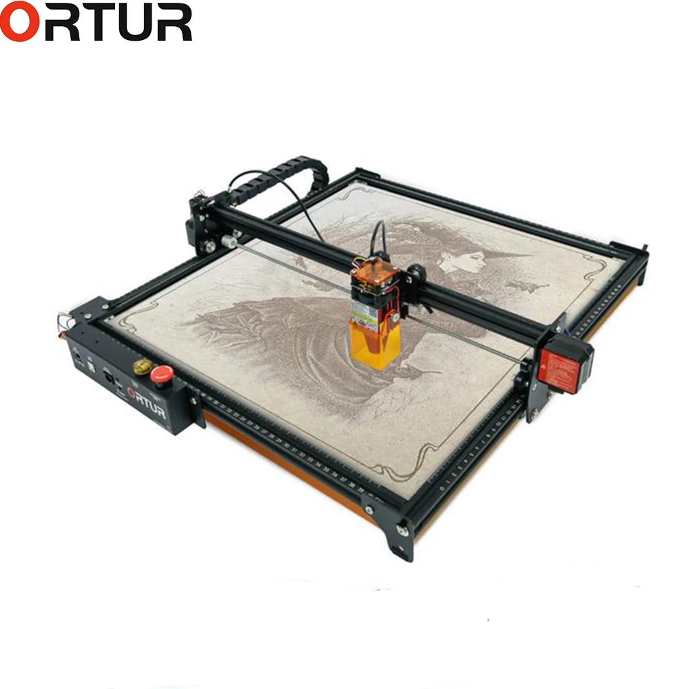 

Ortur Laser Master 2 Pro Laser Engraver 10000mm/min 24V/2A Upgraded with Emergency Stop Button High Speed Laser Engraver Cutter