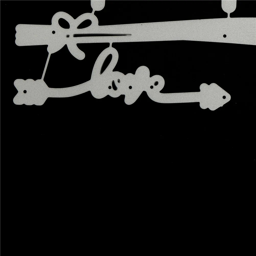 

Hot 1pc Love Heart ECG Cutting Dies Heartbeat Pressing Dies Stencil DIY Scrapbooking Album Embossing Paper Card Decorative Craft