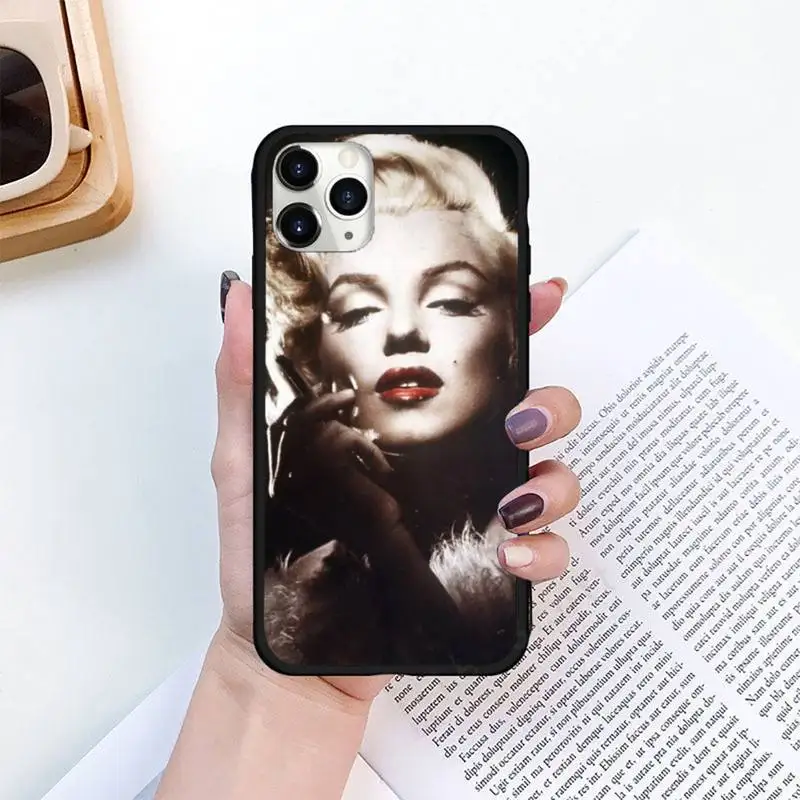 

Sexy Girl Marilyn Monroe Phone Case for iPhone 11 12 pro XS MAX 8 7 6 6S Plus X 5S SE 2020 XR mini