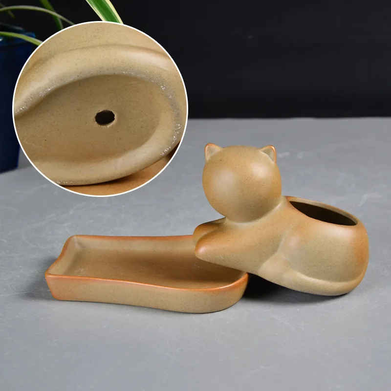 Мультипликационный горшок для суккулентов маленький абстрактный домашних