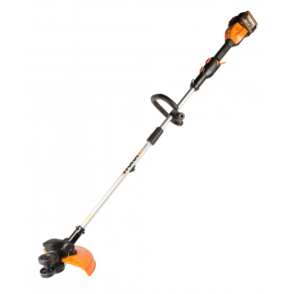 Триммер аккумуляторный WORX WG184E 33см 40В АКБ x2 2А*ч двойное ЗУ 2x2A коробка|Триммеры| |