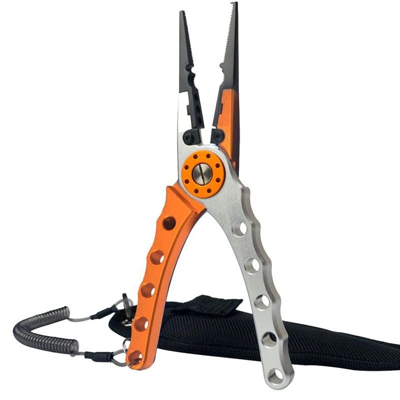 

Рыболовные плоскогубцы, резак для лески, многофункциональные ножницы из алюминиевого сплава для удаления крючков, 150 г, 20 см, рыболовное сна...