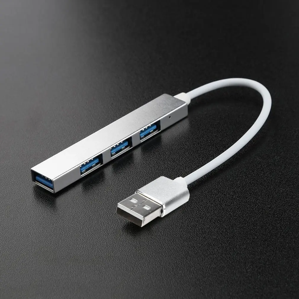 Мульти USB 3 0 концентратор 4 порта Высокоскоростной тонкий компактный