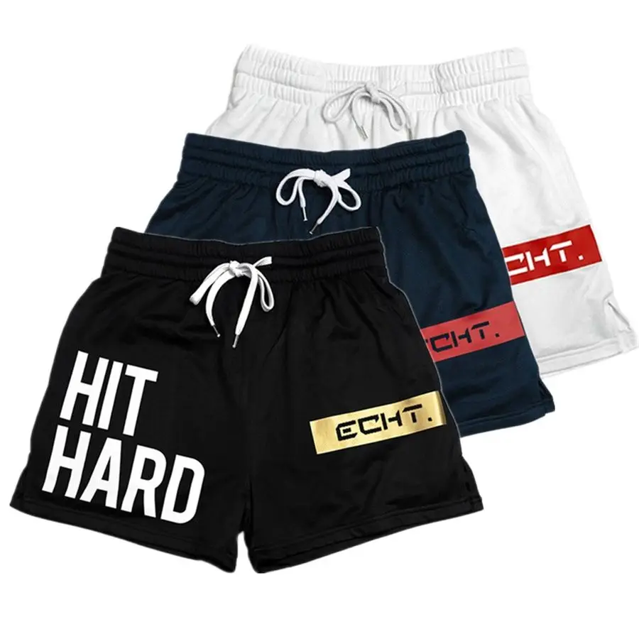

Summer men's shorts men's casual shorts fitness sports beach shorts breathable mesh shorts jogging men's brand shorts