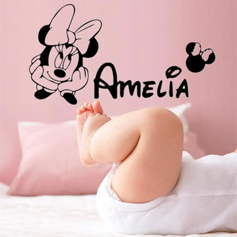 

Funny Mickey Minnie Lover Wall Sticker Self Adhesive Lil Peep Wallpaper Stickers Vinyls Decals on Walls Children's Decoration 3D
