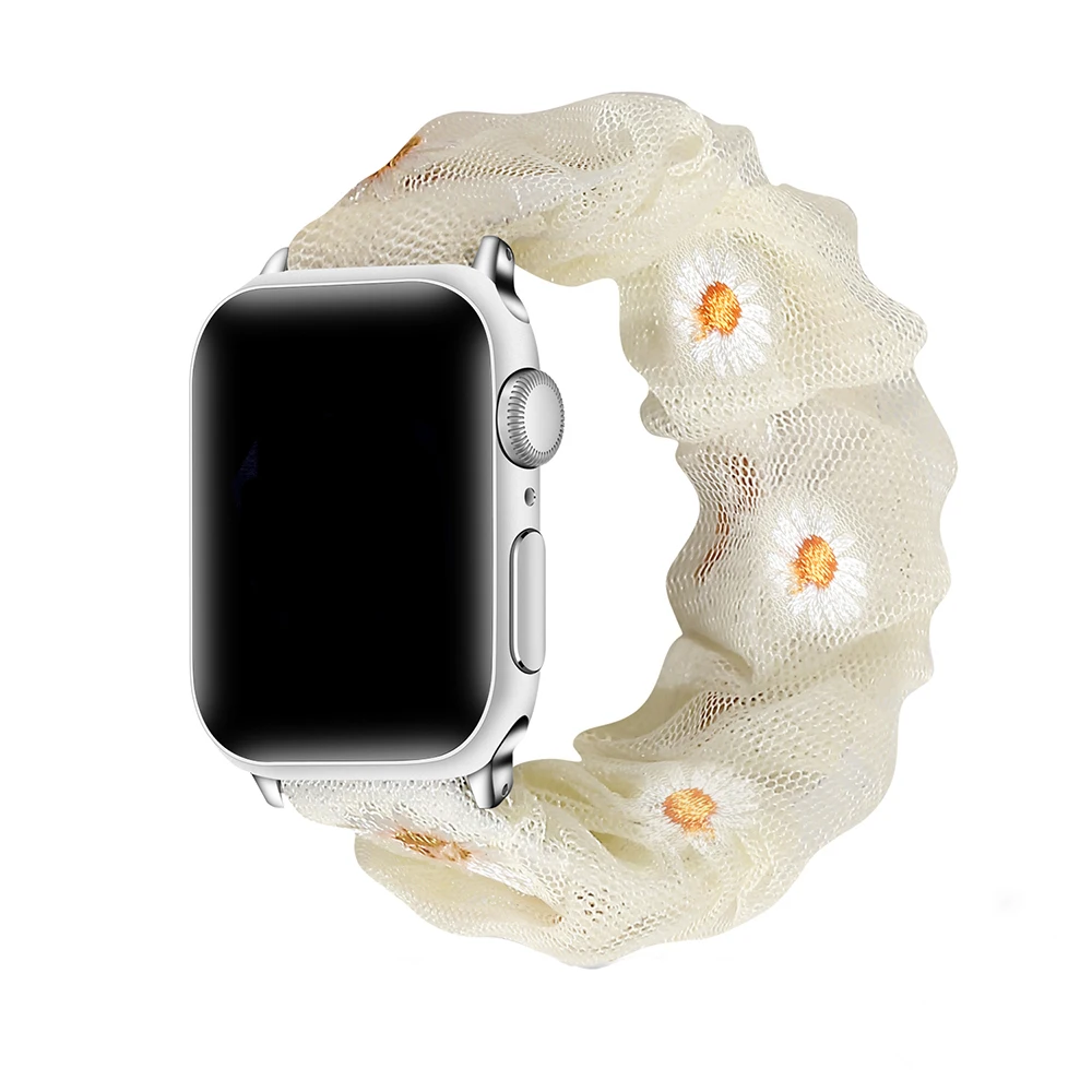 Ремешок сменный эластичный для Apple 5 4 3 2 38 мм 40 42 44 | Наручные часы