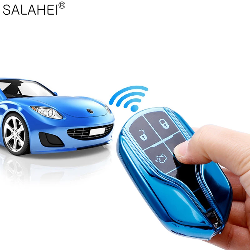 Красивый новый мягкий чехол для автомобильного ключа из ТПУ Maserati ghiдоступ к