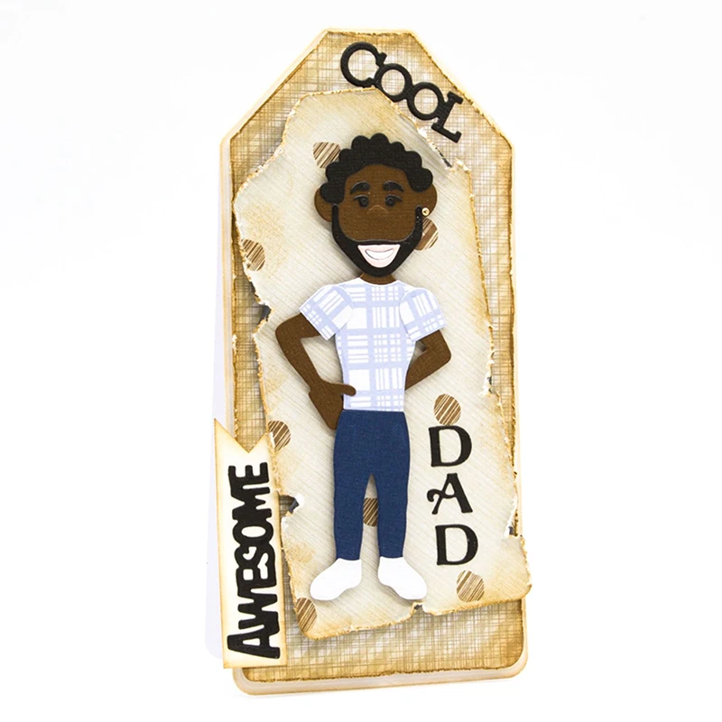 Набор головоломок для людей и одежды металлические штампы DIY скрапбукинга