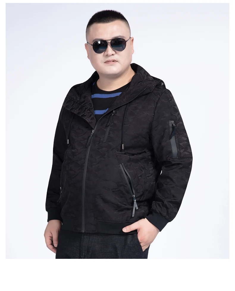 10XL 8XL 6XL 5XL мужская повседневная камуфляжная куртка с капюшоном, мужская верхняя одежда на молнии, приталенная весенне-осенняя одежда высокого качества