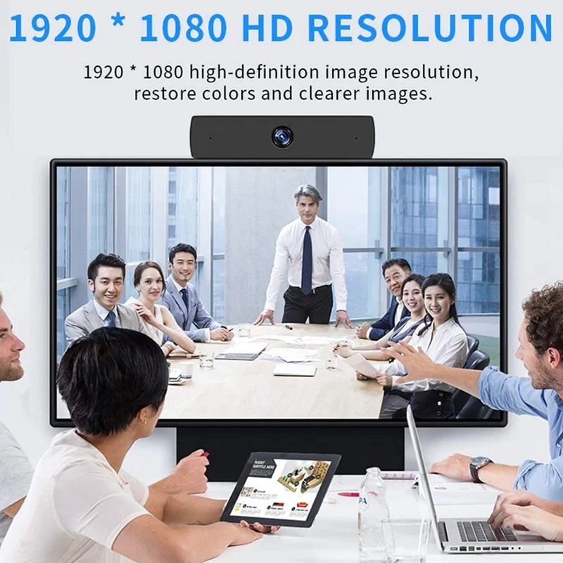 

Webcam with Microphone 1080P HD Streaming Computer Web Camera USB Computer Camera for Desktop Video Calling,Conferencing