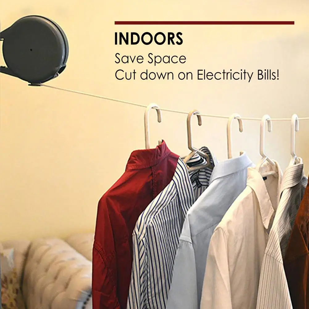 Уличная сушилка для одежды веревка домашнего хранения выдвижные бельевые линии