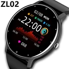 Смарт-часы ZL02 для мужчин и женщин, фитнес-трекер с пульсометром, водонепроницаемые спортивные Смарт-часы для IOS, Android, экран 2021 дюйма, 1,28