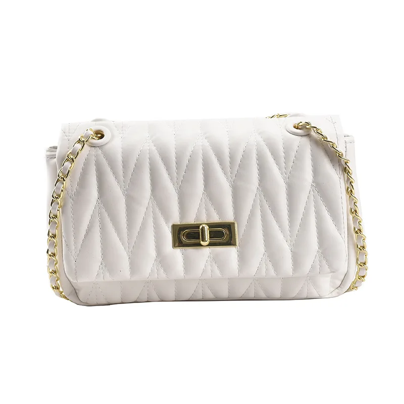 

New Summer Crossbody Bags For Women Fashion Korean version High quality Shoulder Bags Popular Retro Chain PU Leather Totes Bag