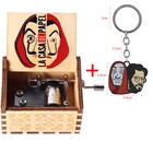 Брелок La Casa De Papel, деревянная рукоятка, Вертлюг, драконы Miyazaki, оптовая продажа