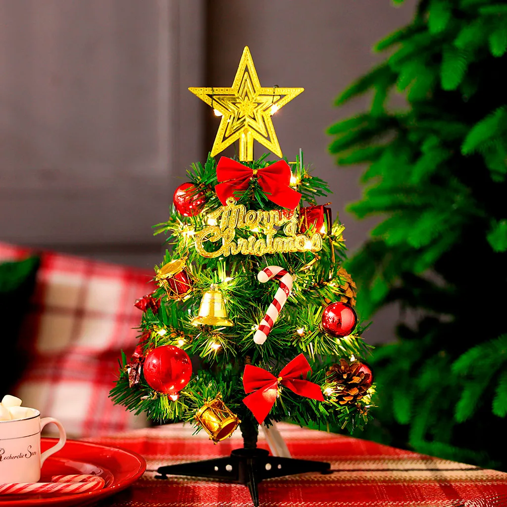 

1 шт. Миниатюрный Настольный Декор для рождественской елки, домашний подарок на Рождество, вечеринку, поделки, настольное украшение, кукольн...