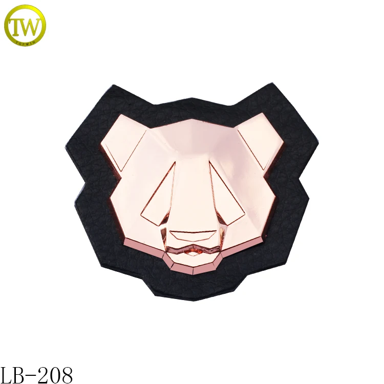 Высокое качество джинсы кожаный ярлык с черной кожей металлический логотип патч