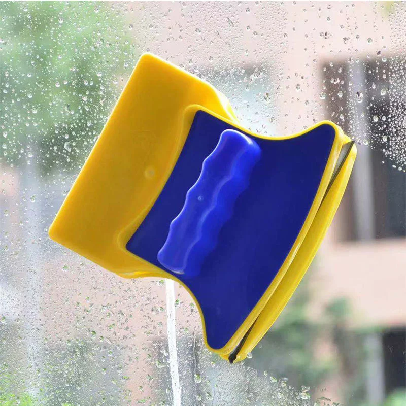 

Magnetic Glass Cleaner Household 3-5mm Magnetic Glass Wiper Artifact Double-Sided Glass Wiper Single Layer Glass Wiper