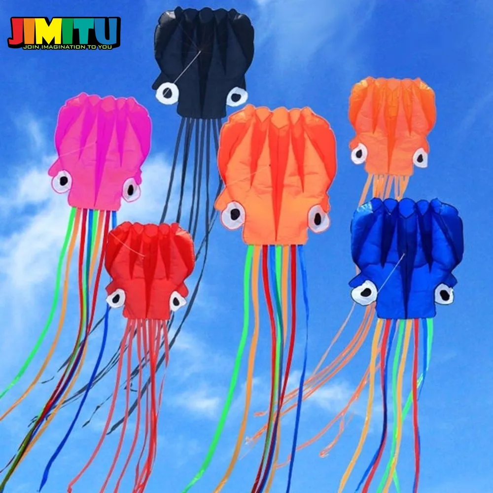 JIMITU Hi-Q 4 М осьминог Однолинейный трюк/программное обеспечение Мощный воздушный змей с летающими инструментами надувной и легко Летающий