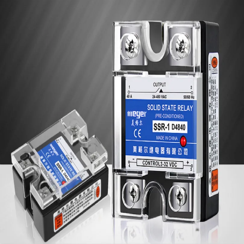 Радиатор + твердотельное реле Однофазное 220 В Φ D4810 D4825 D4840 40a D4860 Dc control AC 3 32vdc для 24