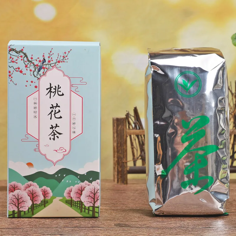 Высококачественный чай с цветком персика 85 г новинка 2019 Клубная коробка офисный