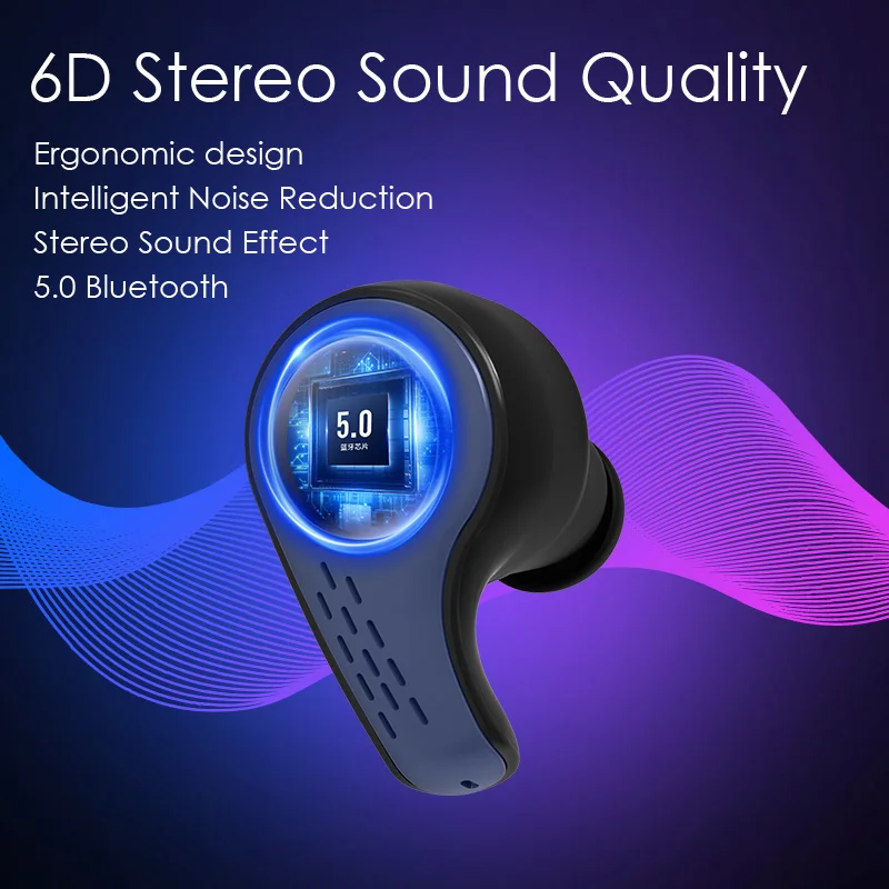LEORY S9 Беспроводные bluetooth 5 0 одиночные наушники Hi Fi мини портативные свободные руки