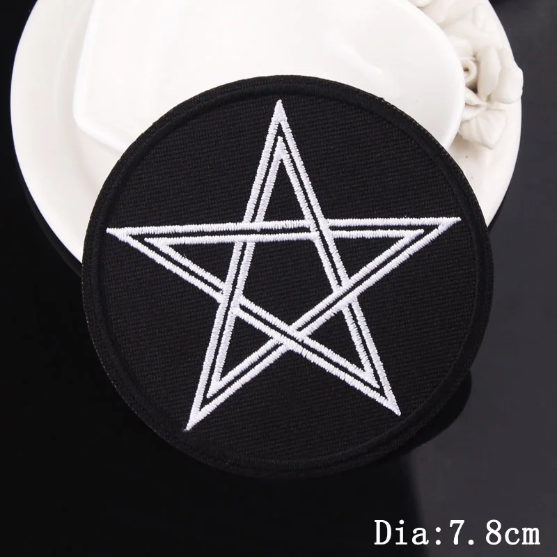 Термоклейкие нашивки значки вышитые с надписями для одежды рок-группы наклейки в