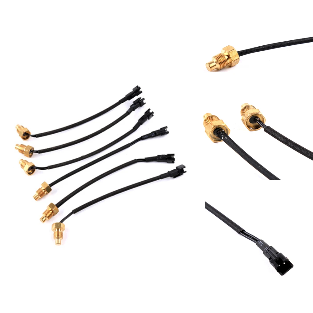 

Универсальный мотоциклетный термометр для воды KOSO, индукционный проводной разъем, медный датчик влажности, измеритель температуры, сенсорный разъем