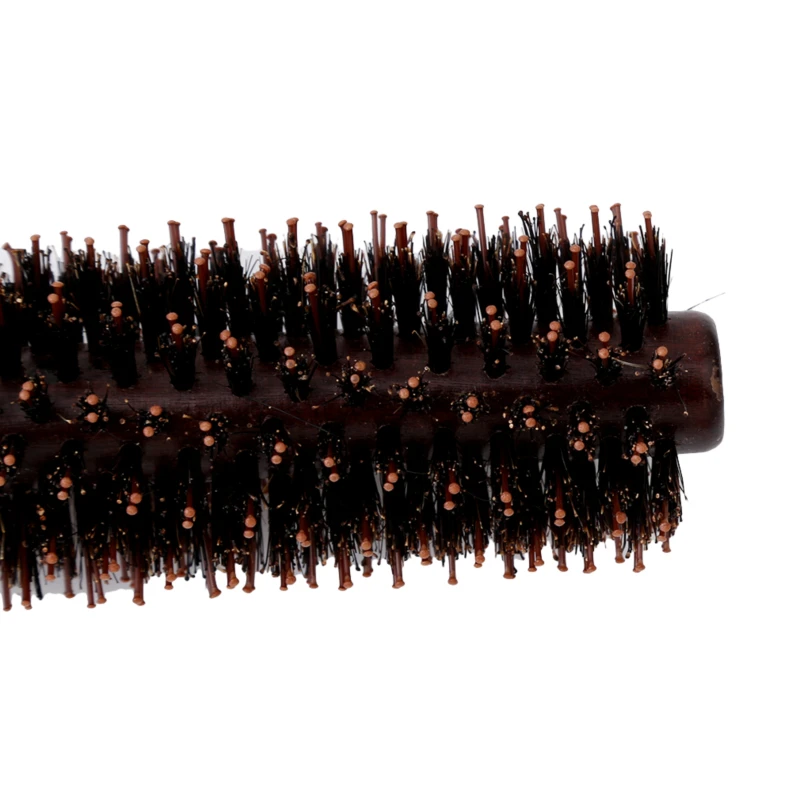 Натуральная деревянная щетина расчески для салона круглая расческа вьющихся