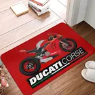 Придверный коврик Ducati Panigale V4R, нескользящий ковер из полиэстера, для ванной, кухни, гостиной, 40*60