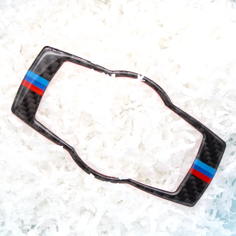 Рамка для переключателей фар из углеродного волокна крышка Накладка BMW 3 серии E90