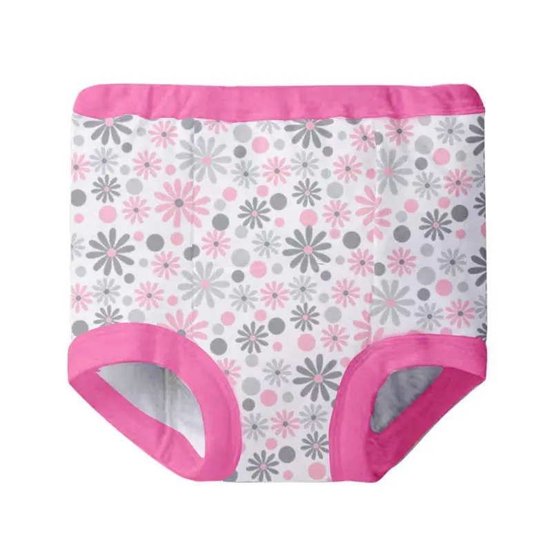 Тренировочные штаны для маленьких девочек хлопковые многоразовые шорты нижнее