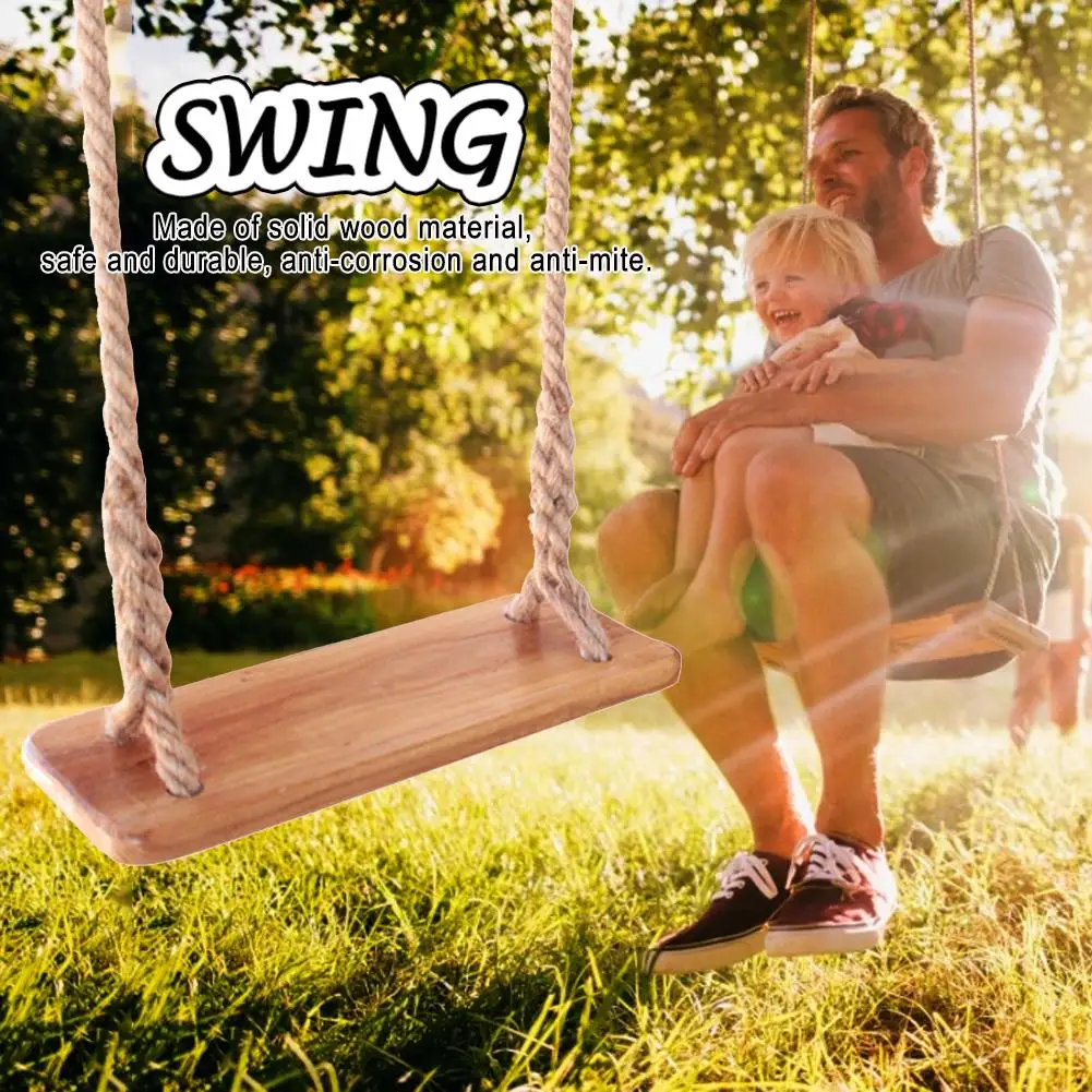 Внутренняя и наружная качающаяся деревянная пеньковая веревка антикоррозионная